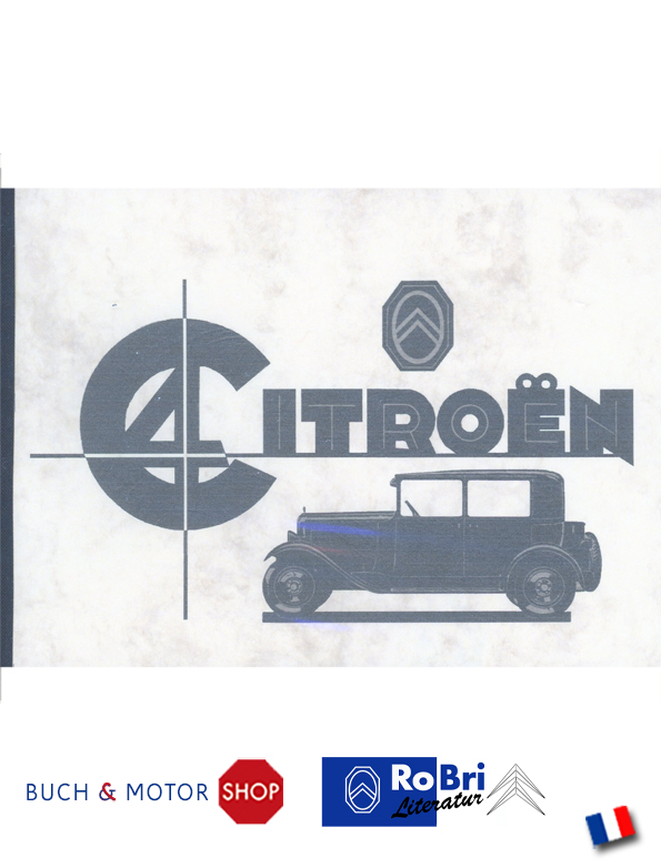 Citroën C4F Notice d'emploi 1926